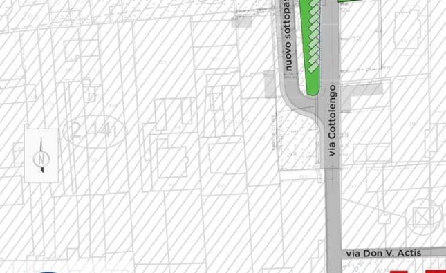 Castelrosso – Proposta di realizzazione di Parcheggi e Parco Giochi nei pressi del Sottopasso ferroviario